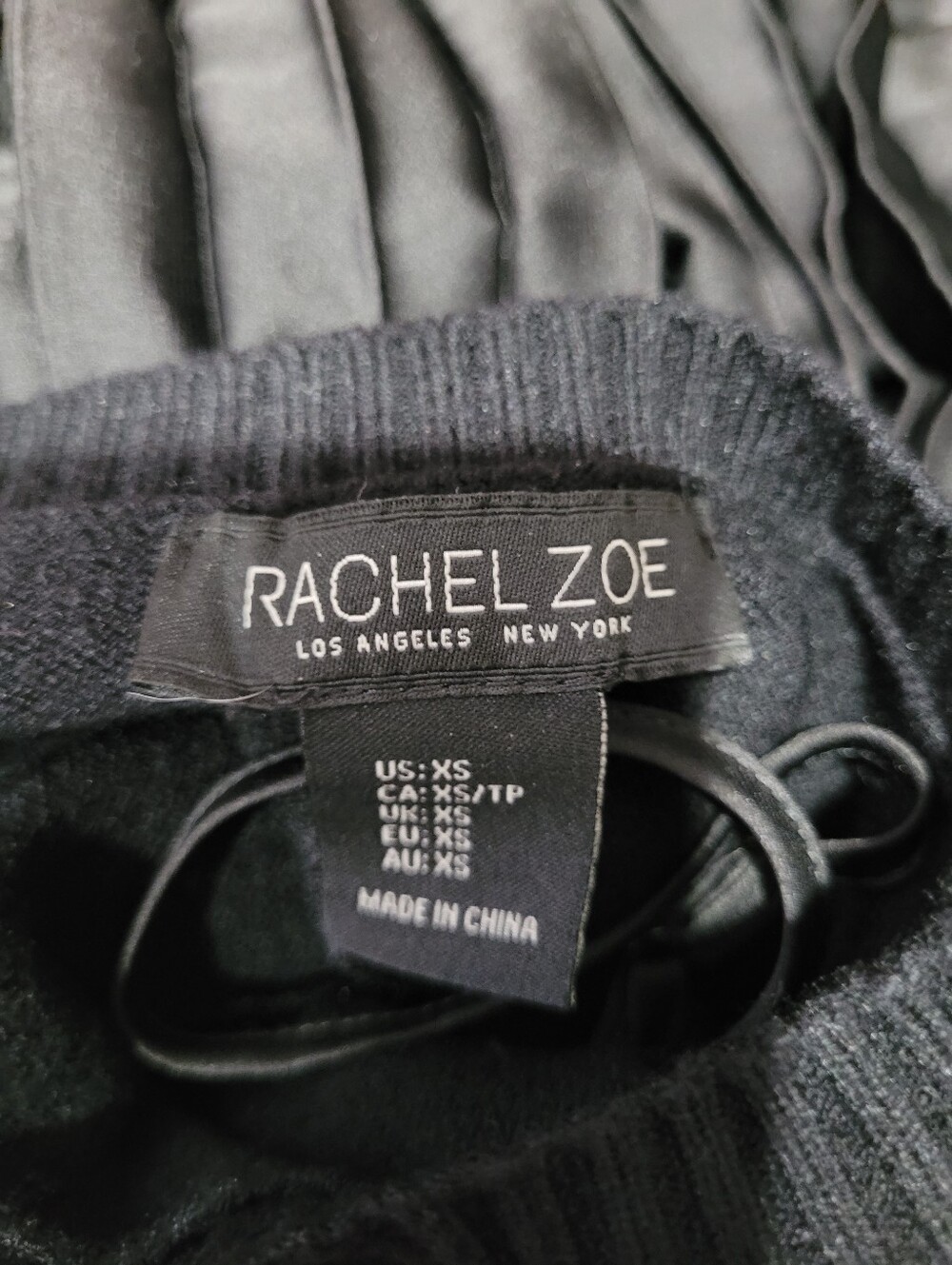 Rachel Zoe Black Pleated Maxi Dress - Picture 7 of 7